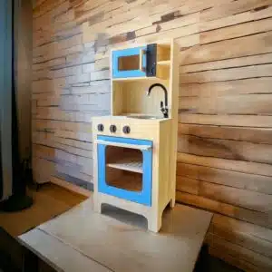 Cozinha Uma Porta Azul