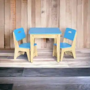 Mesa Infantil C/ 2 Cadeiras Azul
