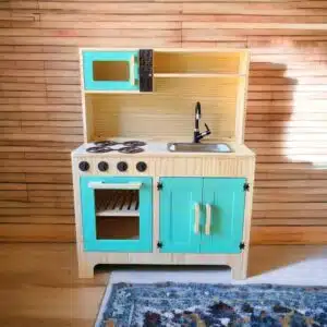 Cozinha Em Pinus Verde