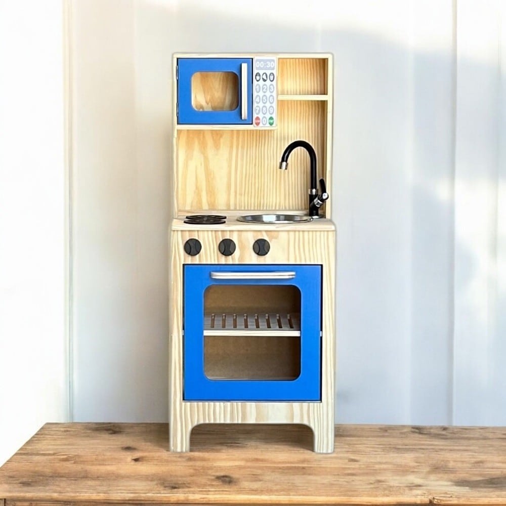 Cozinha Uma Porta Azul