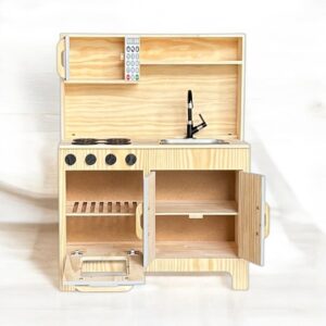 Cozinha Em Pinus Cinza