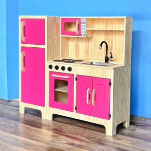 Conjugado Cozinha E Geladeira Em Pinus Pink