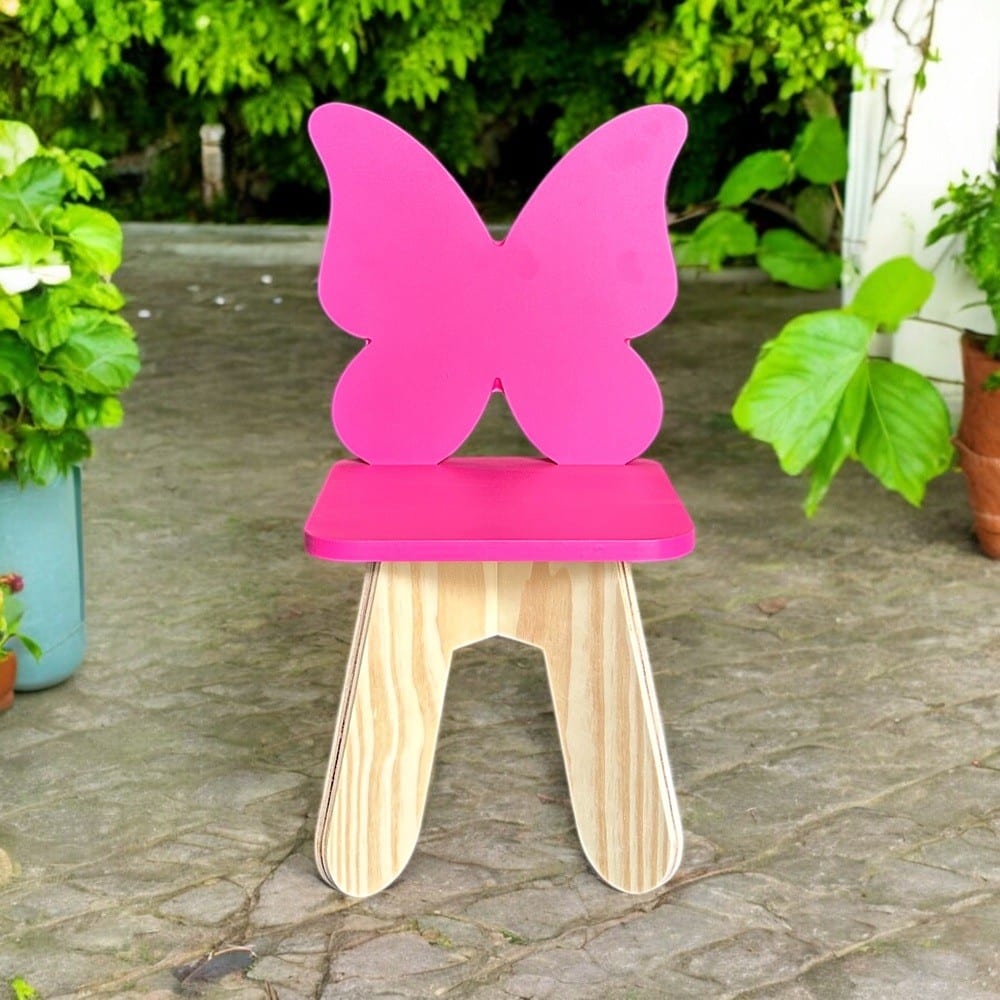 Conj. C/02 Cadeira Borboleta Pink