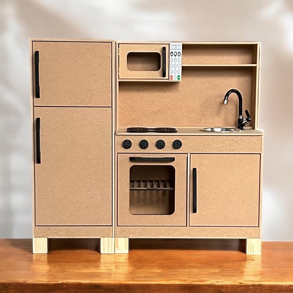 Conjugado Cozinha E Geladeira Em Mdf