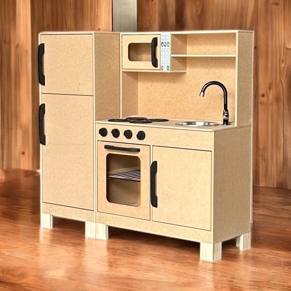 Conjugado Cozinha E Geladeira Em Mdf
