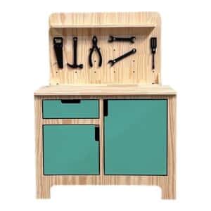 Oficina Em Pinus Verde Claro Ref.8600