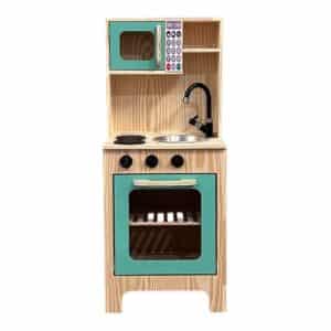 Cozinha Uma Porta Em Pinus Verde Claro Ref.8607