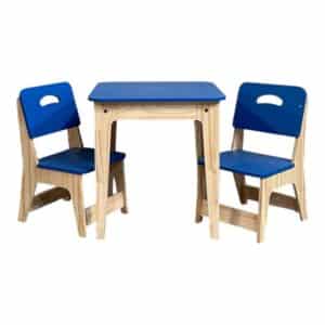 Mesa Infantil C/2 Cadeiras Azul Escuro Ref.8202