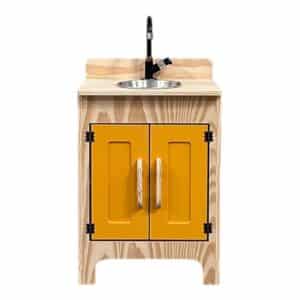 Página Inicial 10 Mini Pia Em Pinus Amarelo Escuro Ref.8394