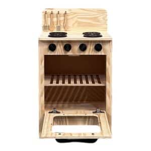 Página Inicial 15 Mini Fogao Em Pinus Cinza Escuro Ref.8616