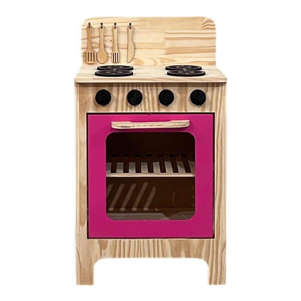 Página Inicial 151 Mini Fogão Em Pinus Pink Ref.8628